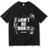 Herren A$AP ROCKY Don T Be Dumb T-Shirts 100% Reine Baumwolle Oberteile Klassisches Weiches Kurzarm-T-Shirt Rundhals Ästhetisches T-Shirt Kleidung