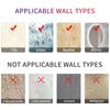 2 Pack Adjustable Showerhead Bracket Self-Adhesive Handheld Shower Holder Shower Head Holder  Hotel