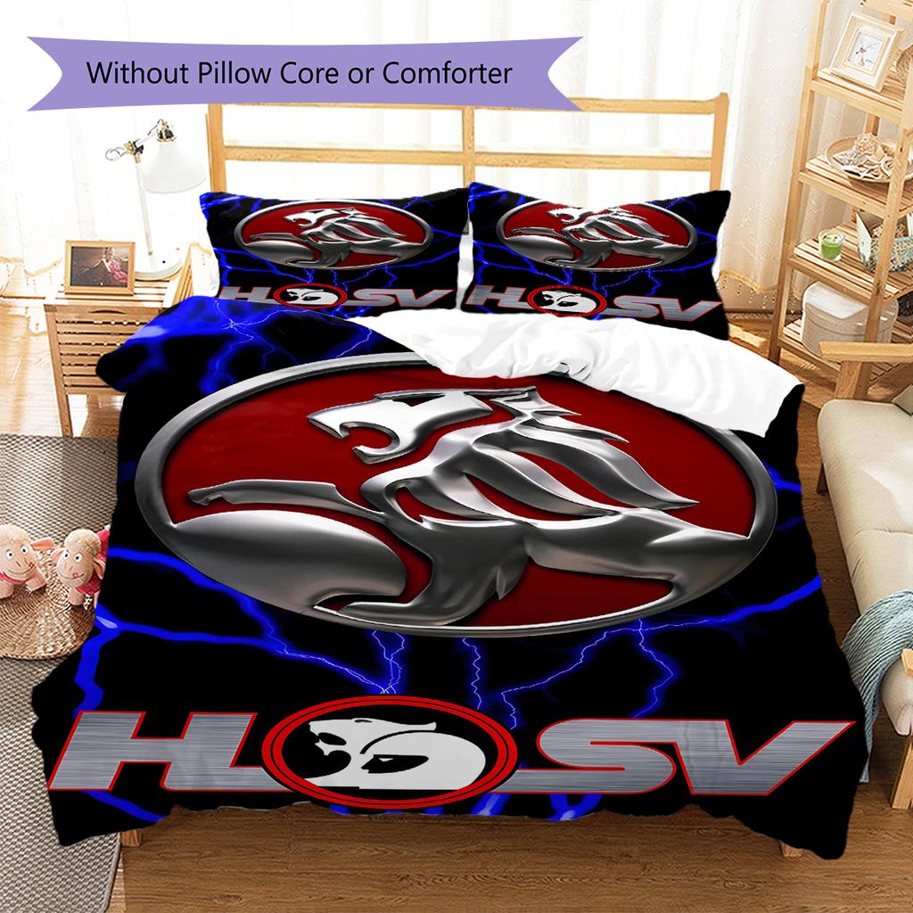 Holden Pattern Bedding,Quilt Set Quilt Cover Pillowcase Home Birthday Gift (1 * Duvet Cover + 2 * Pillowcase, Without Core)