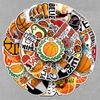 50 Waterproof Basketball Stickers: Sports Series for Journals, Suitcases, Notebooks, and Phones