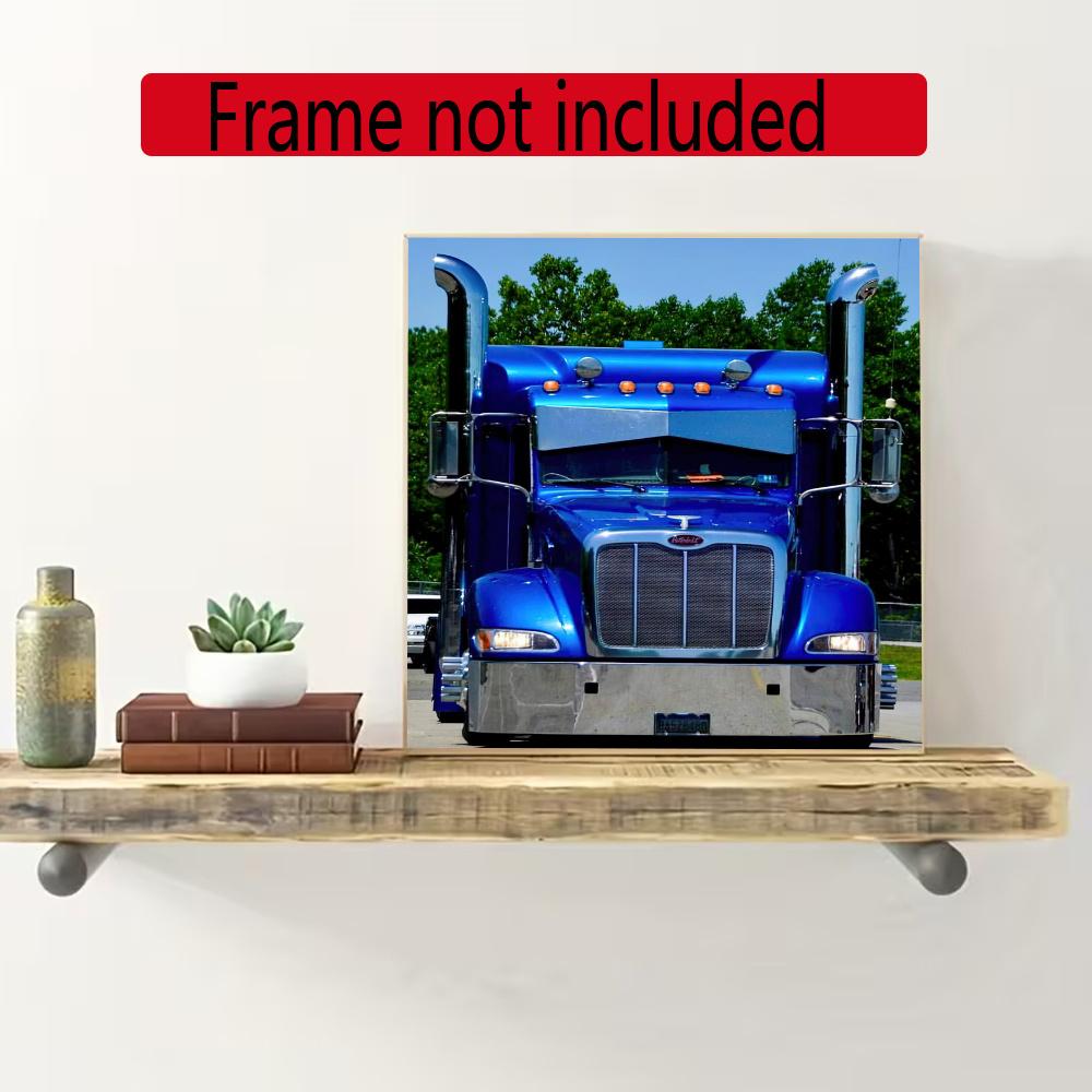 Kenworth 5D Diy Diamond Painting Round Diamond Mosaic Suitable For Beginners Diamond Painting Rhinestones Gift Frameless