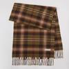 Winter new versatile plaid scarf women's color matching warm fringed scarf checkerboard high-end imitation cashmere scarf