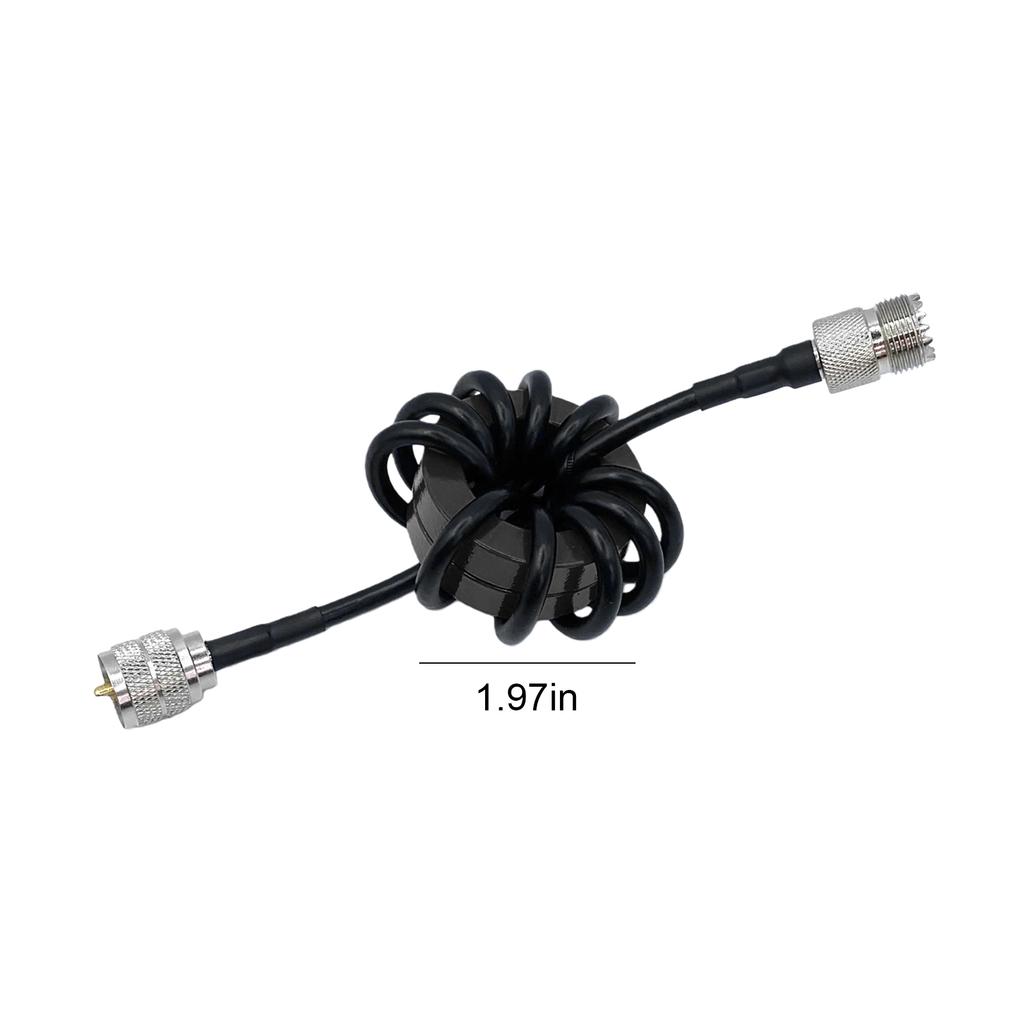 1.8-30 MHz 200W Shortwave Choke Coil HF Choke Balun Magnetic Core for HF Short-wave Radio 1:1 Current Type Balun
