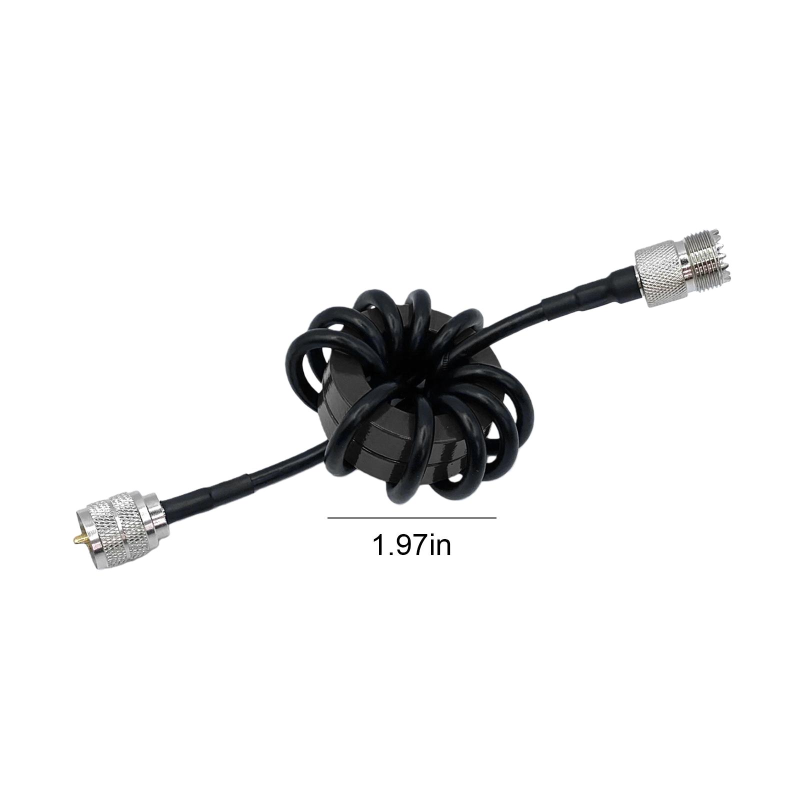 

1.8-30MHz 200W Shortwave Choke Coil Magnetic Ring Anti-interference For HF Shortwave Radio To Suppress Common Mode Current Parts чорний