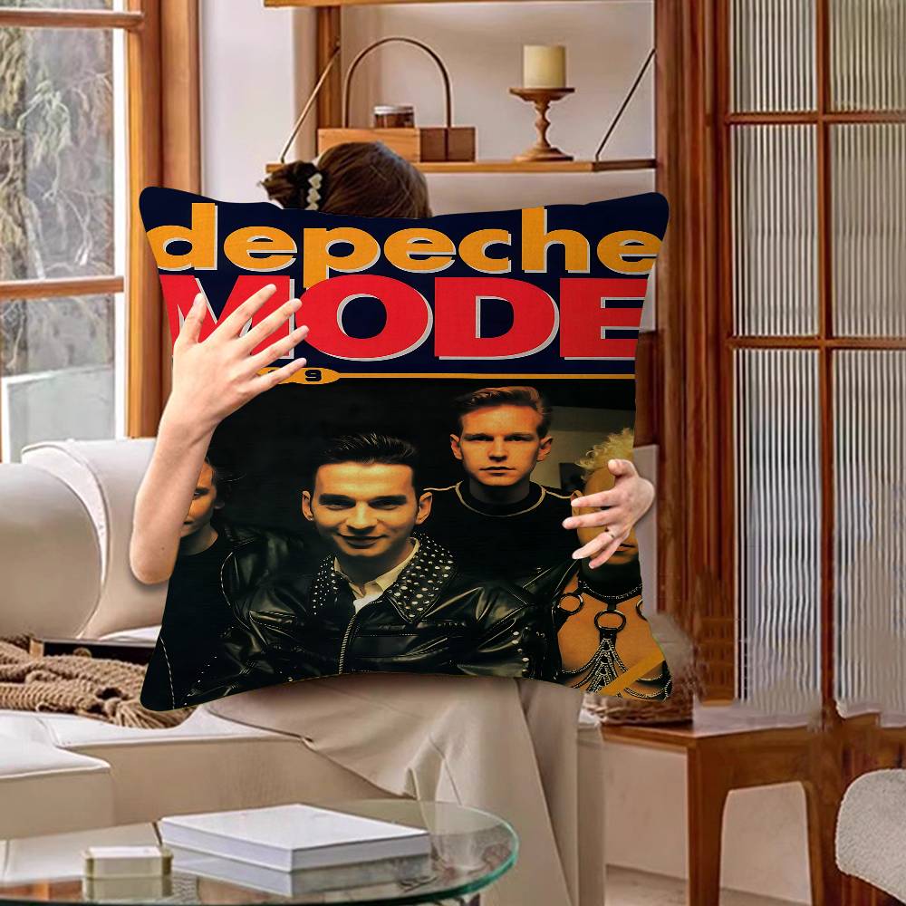Band D-Depeche M-Mode Cool Pillow Cushion Cover Pillowcase Living Room Sofa Home Decor