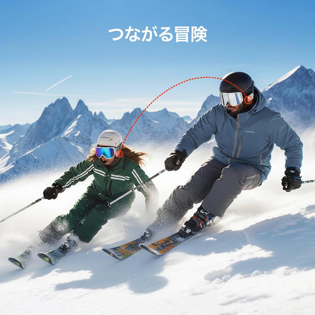 SUMMIT X, Kommunikator für Schnee- und Outdoorsport mit Mesh- & Wellen-Intercom