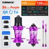 TANKE 120 Click Hub 6 Bearing MTB Hub Front Rear 28 32 36 Holes Disc Brake Mountain Bicycle Hubs 7 8 9 10 11 12 Speed Bike Parts