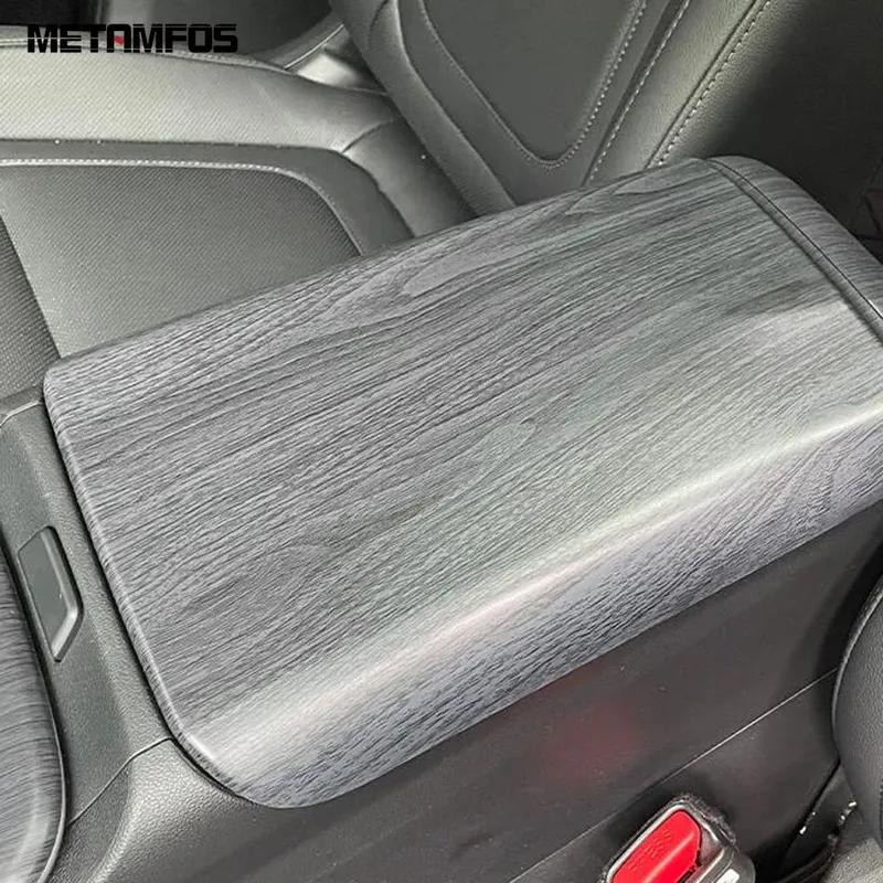 Center Console Armrest Box Panel Cover Trim For Hyundai Tucson NX4    2024 Carbon Fiber Interior Car Accessories