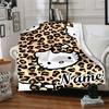 Customizable HelloKitty13 Throw Blanket – Personalized Name, All-Season Cozy Snug Blanket, Machine Washable, Personalized Blanket