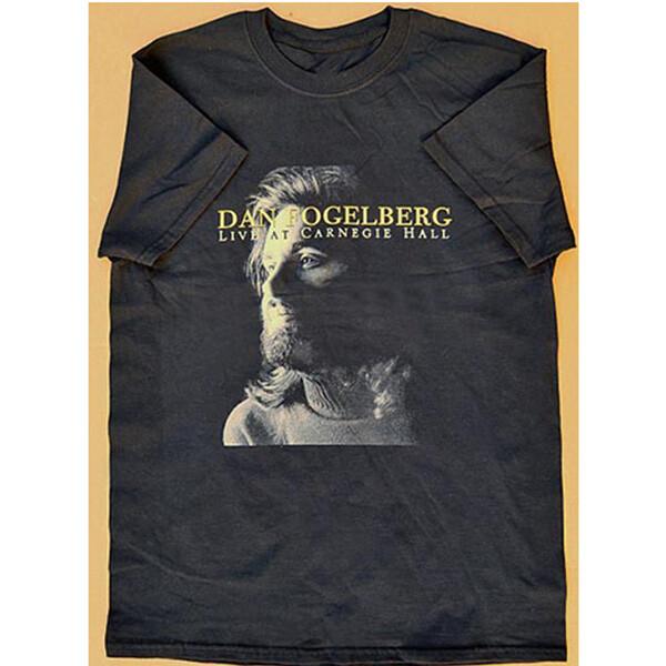 Винтажная мужская рубашка Dan Fogelberg Carnegie Hall Черная Классическая Унисекс S-5XL Унисекс Футболка S
