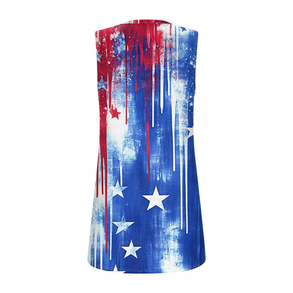 Dámský módní plisovaný top s potiskem a čtvercovým výstřihem