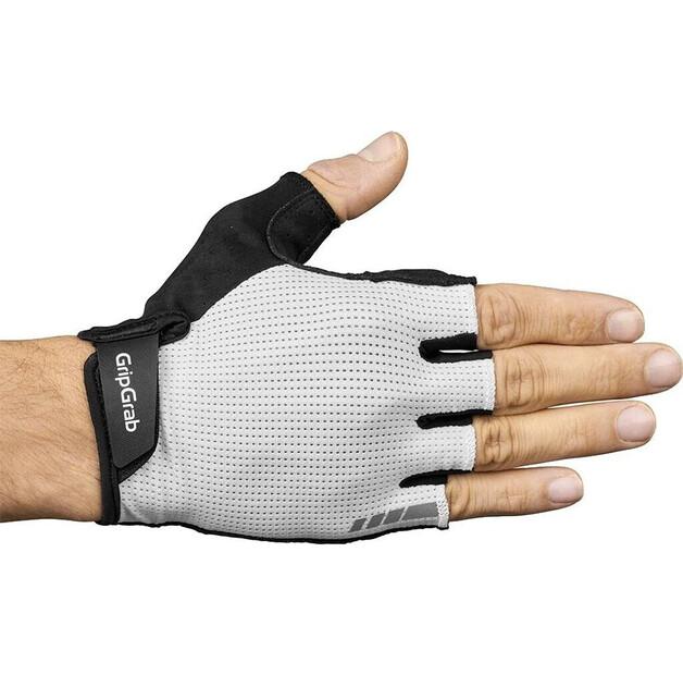 GripGrab Explr Padded Cycling Gloves (White)