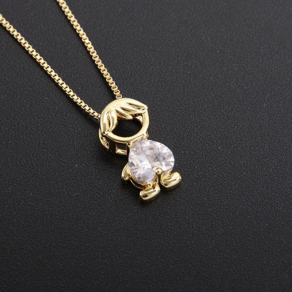 Golden Plated Gold Plated Chain Lovely Charm Hollow Pendant Women Jewelry
