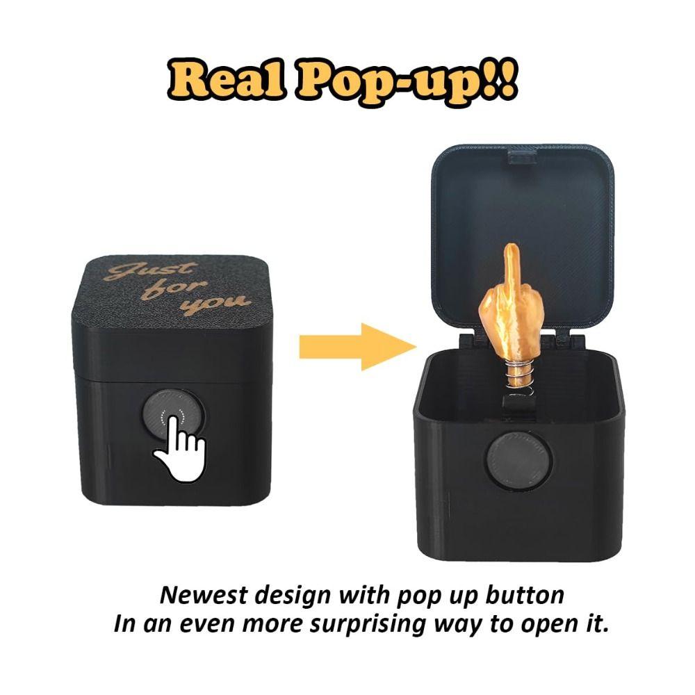 Surprise Gift Finger In A Box, Gag Gifts Funny Gifts For Men, White Elephant Gifts, Pranks For Adults