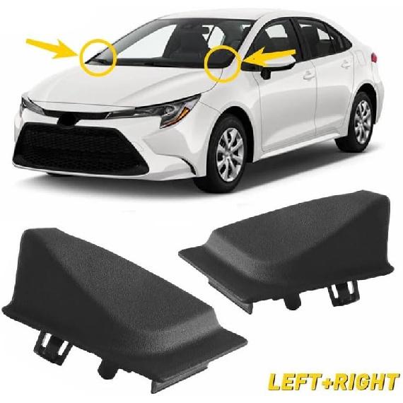 Auto parts For Toyota Corolla 2020 2021 2022 2023 2024 Car Front Windshield Wiper Side Cowl Extension Trim Cover 55753-02250, 55754-02260 Stable