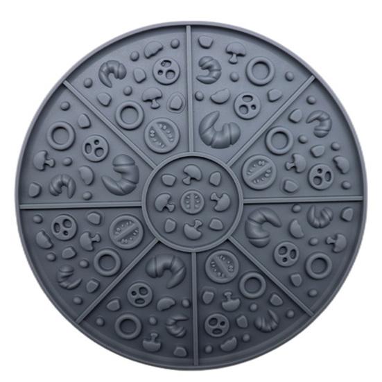 Soft Silicone Lick Mat Pet Slow Food Mat with Strong Suction Cup Multi-Grid