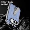 360 Rotating Magnetic Kickstand Skin Feel Leather Case for IPhone Ultra 18 Fold Wide Shockproof Wireless Charge Slim Fit Cover