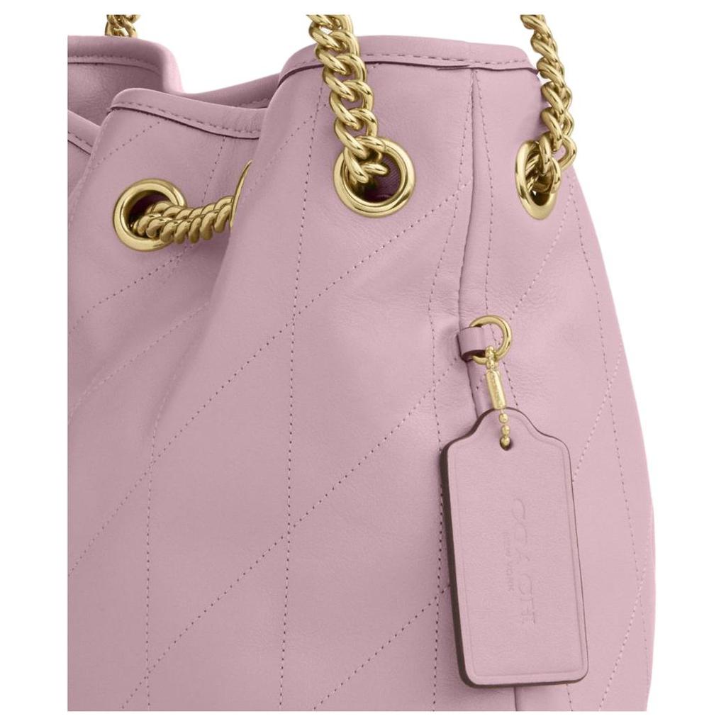 Coach Evelyn 34 Quilted Detail Leather Tote Shoulder Bag Large Women bags Carnation CDR00-IMORP