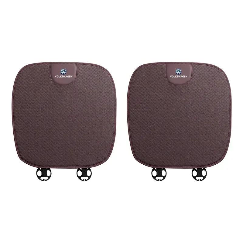 CGLWZ1 Car Seat Cover Breathable Ice Silk Auto Cushion Interior Accessories For VW GTI Polo Golf Passat Tiguan Arteon Touareg Taigo CC