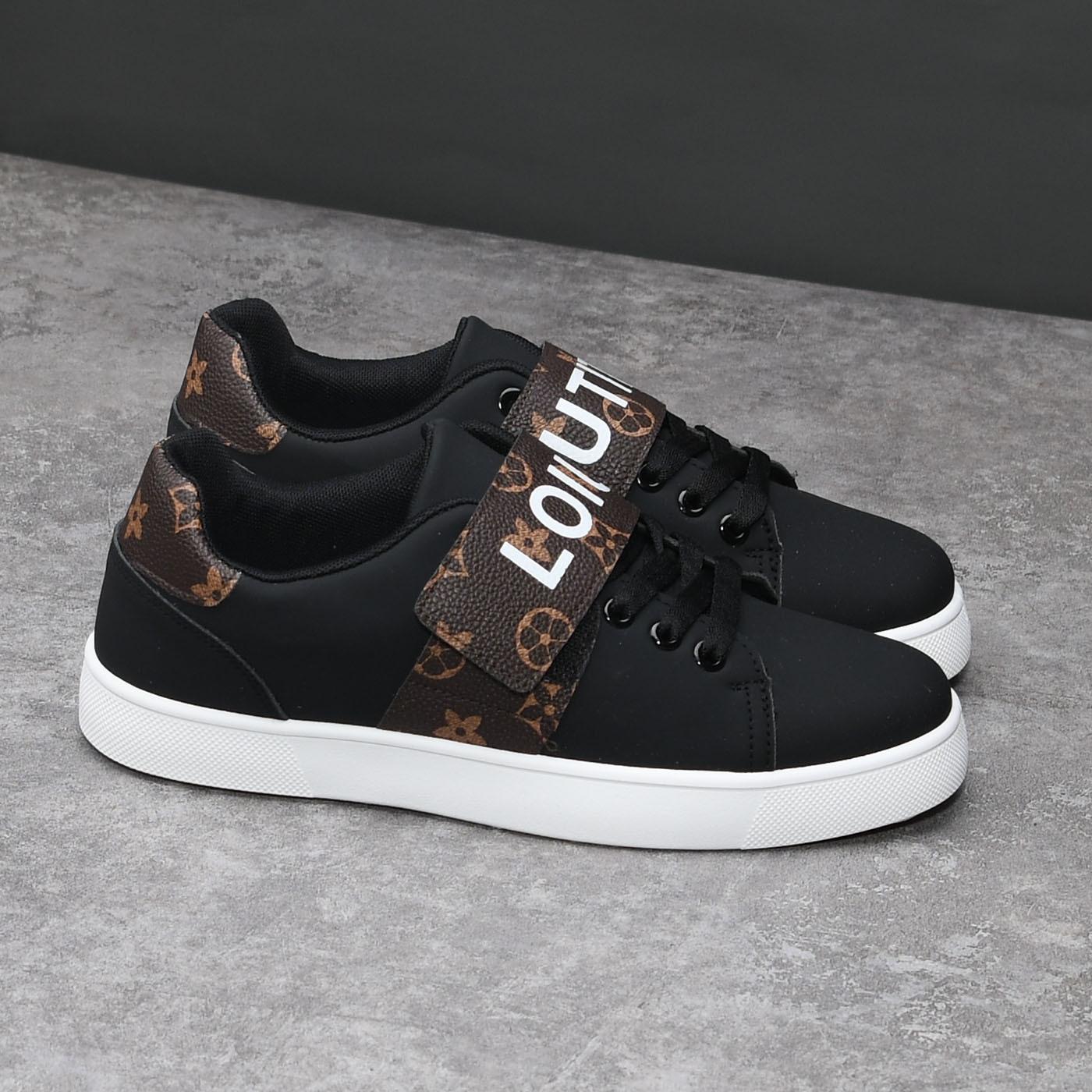 Trendige deutsche Trainings-Retro-Board-Schuhe, Low-Top-Rote Sohle, Geruchshemmend, Sport- und Freizeittrend 41 gray