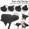 Breathable Bicycle Saddle Cover Silicone Exercise Bike Seat Cover  for Bicycle Seat Comfort