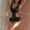 Salopetă din Dantelă Yiyue Temptation Sexy – Pijamale Fierbinți, Ușor de Îndepărtat
