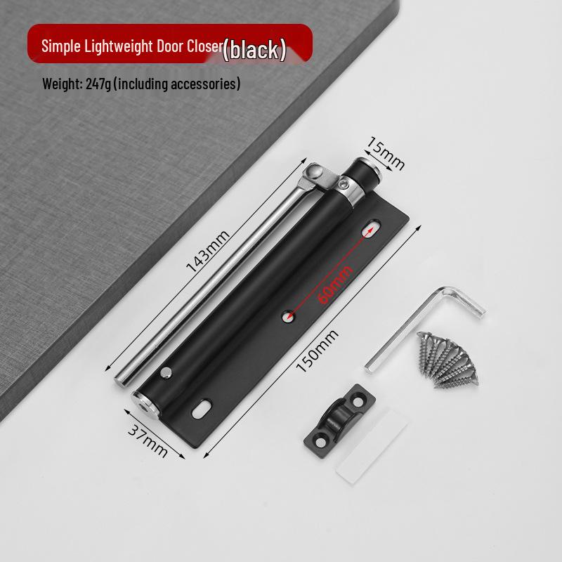 Hydraulic Stainless Steel Auto Door Closer with Buffer