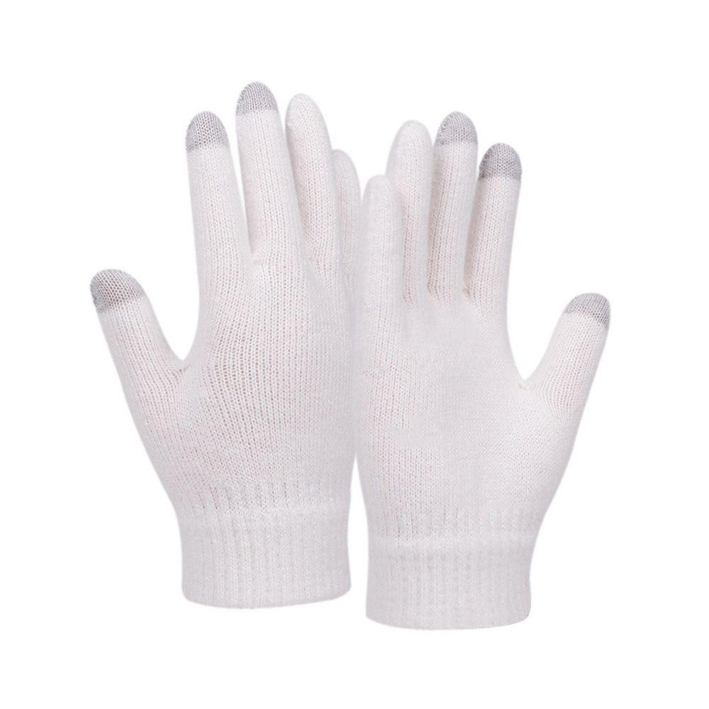 3Pcs/Set Plush Knitted Hat Warm Beanies Hat Fashion Winter Hat Scarf Gloves  Men Women