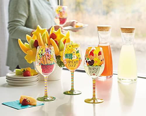 Enesco Lolita Wine Glass, Best Friend Ever, 6013093