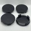 4Pcs/Set 65mm Car Wheels Rim Hub Cap Car Wheel Center Caps Black Silver ABS Plastic Hubcap Dust-proof Covers Auto Accessories