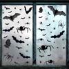 Halloween Static Cling Window Decals, Stickers for Living Room Bedroom Holiday Party Decorations, Easy To Apply