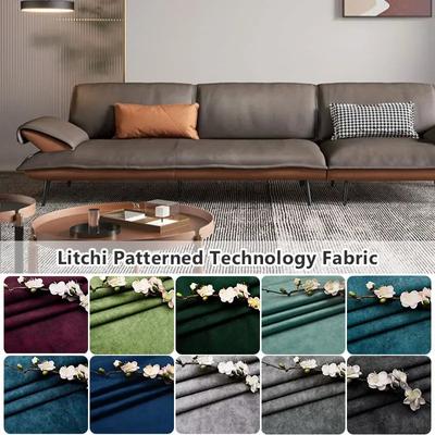 100x142cm Technologiestoff Samtstoff Verdicken Litschi-Muster Imitation Wildlederlederstoff Für DIY Sofa Stuhlbezug Kissen