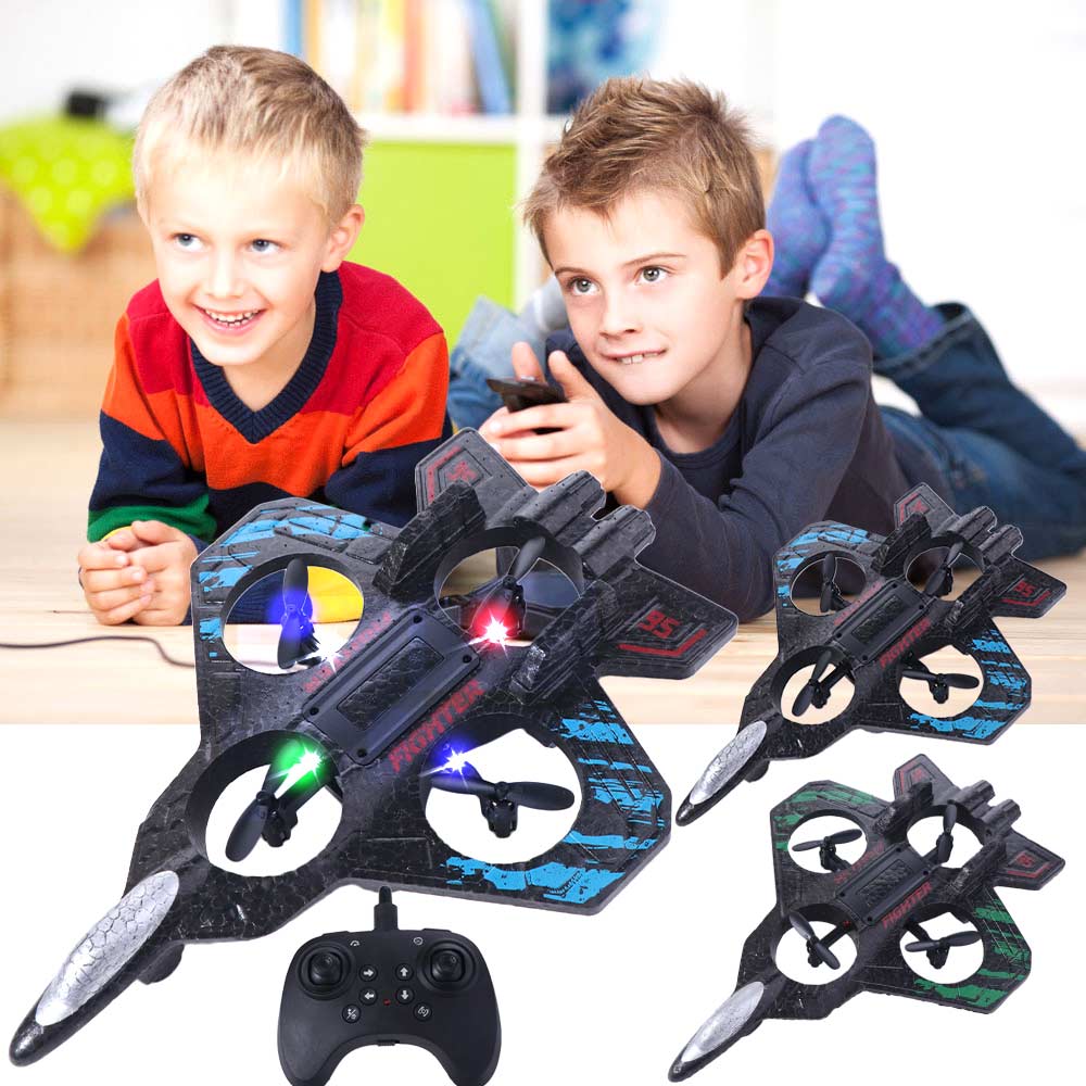 EPP Foam Remote Control Foam Fighter Gravity Sensing RC Hobby Jet Plane  Boys Baby Girls