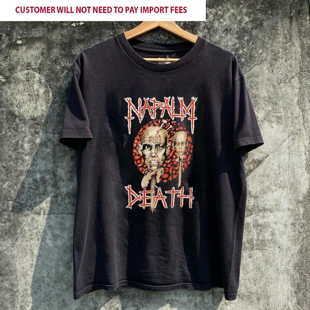 Napalm Death Band Utopia Banished Cotton Black S-5XL Shirt SG259  Unisex T-Shirt L