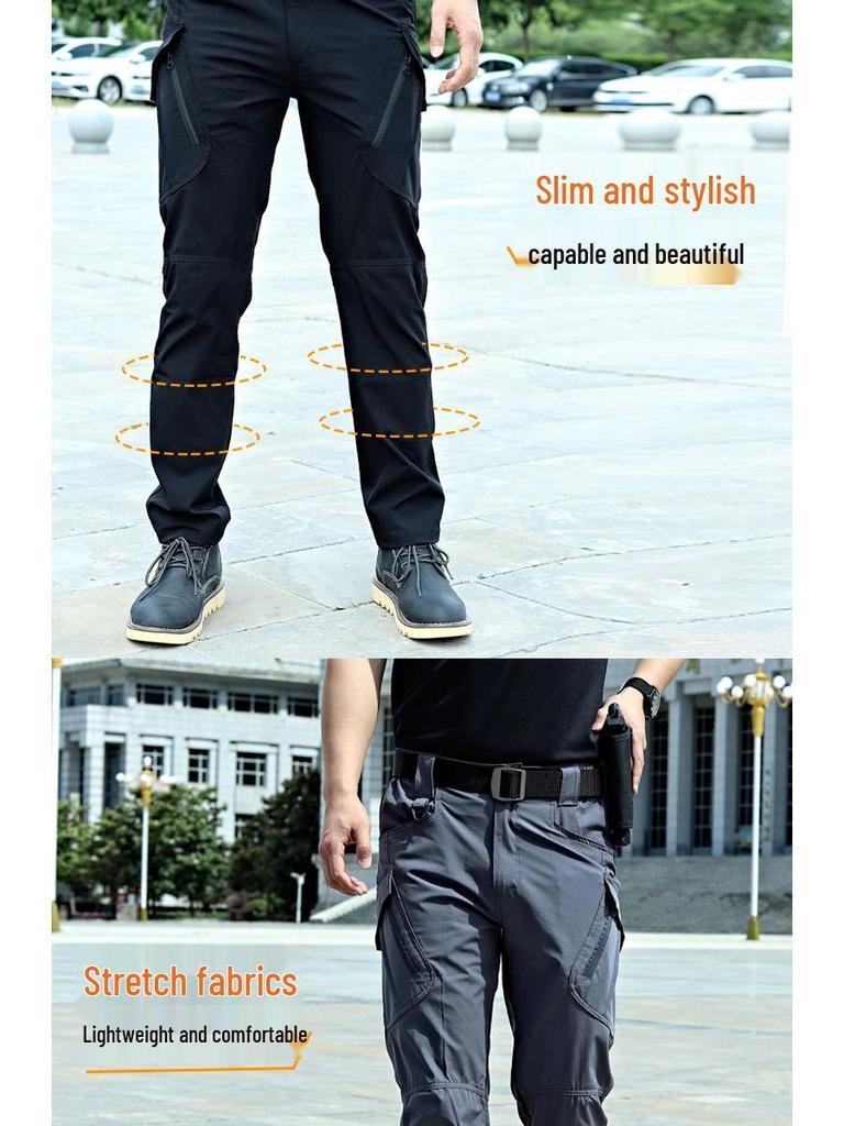 Heren Sneldrogende Tactische Camouflage Broek - Waterdicht, Stretch, Sport & Outdoor Kleding