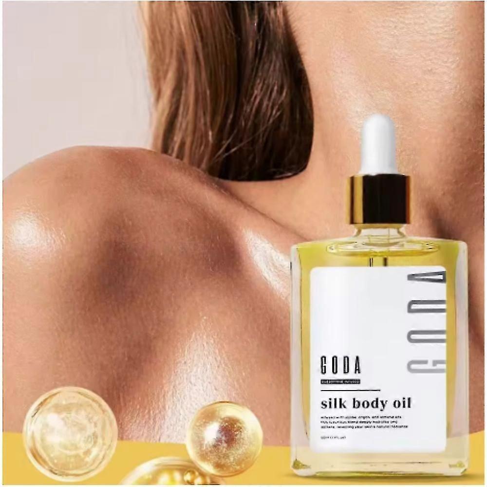 1-3X 50ml Nourishing Silk Body Oil with Natural Protein Extract for Smooth Glowing Skin