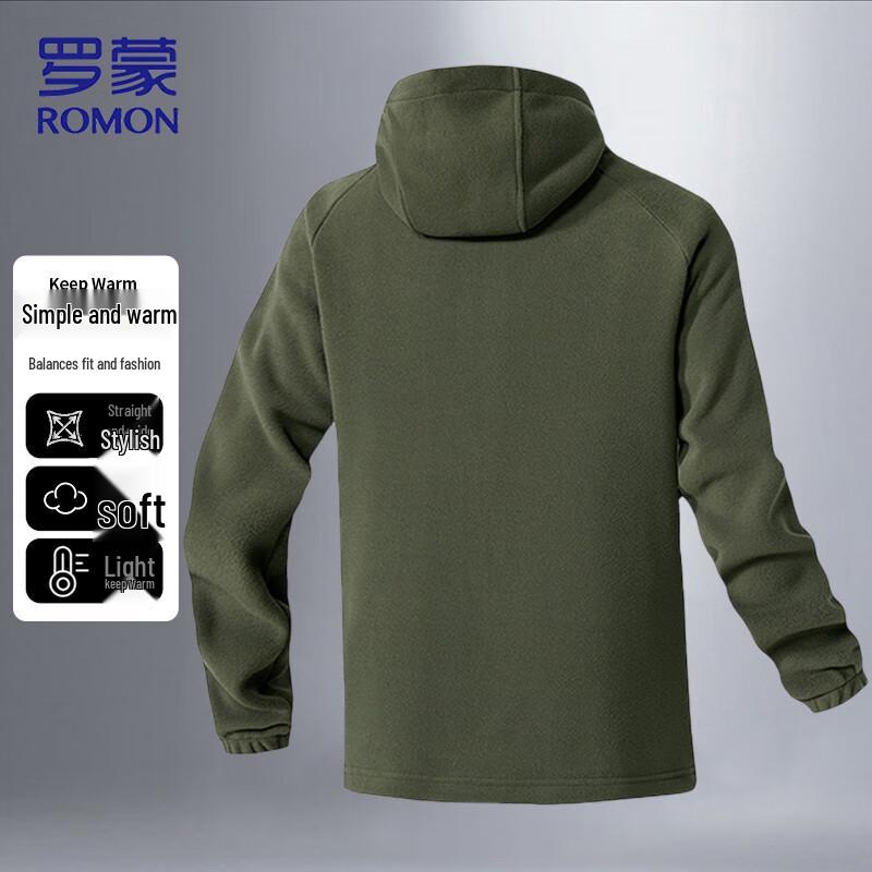 ROMON Men's Autumn Winter Fleece Jacket