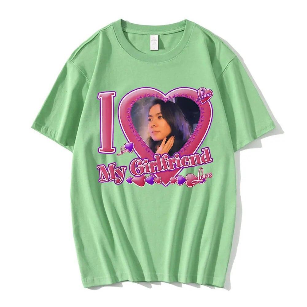 Funny I Love My Girlfriend Mitski Graphics T-Shirts Unisex's 100% Cotton Short Sleeve T Shirts Summer Harajuku Unisex Clothing Tees