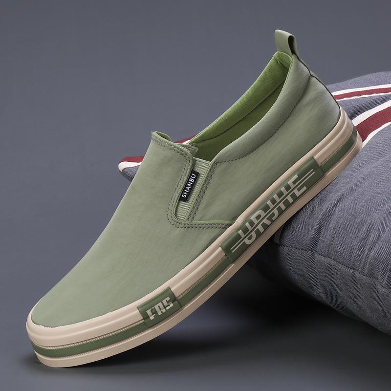 Scarpe da Ginnastica da Uomo Slip-On Primaverili: Sneakers Basse Casual Traspiranti da Skateboard