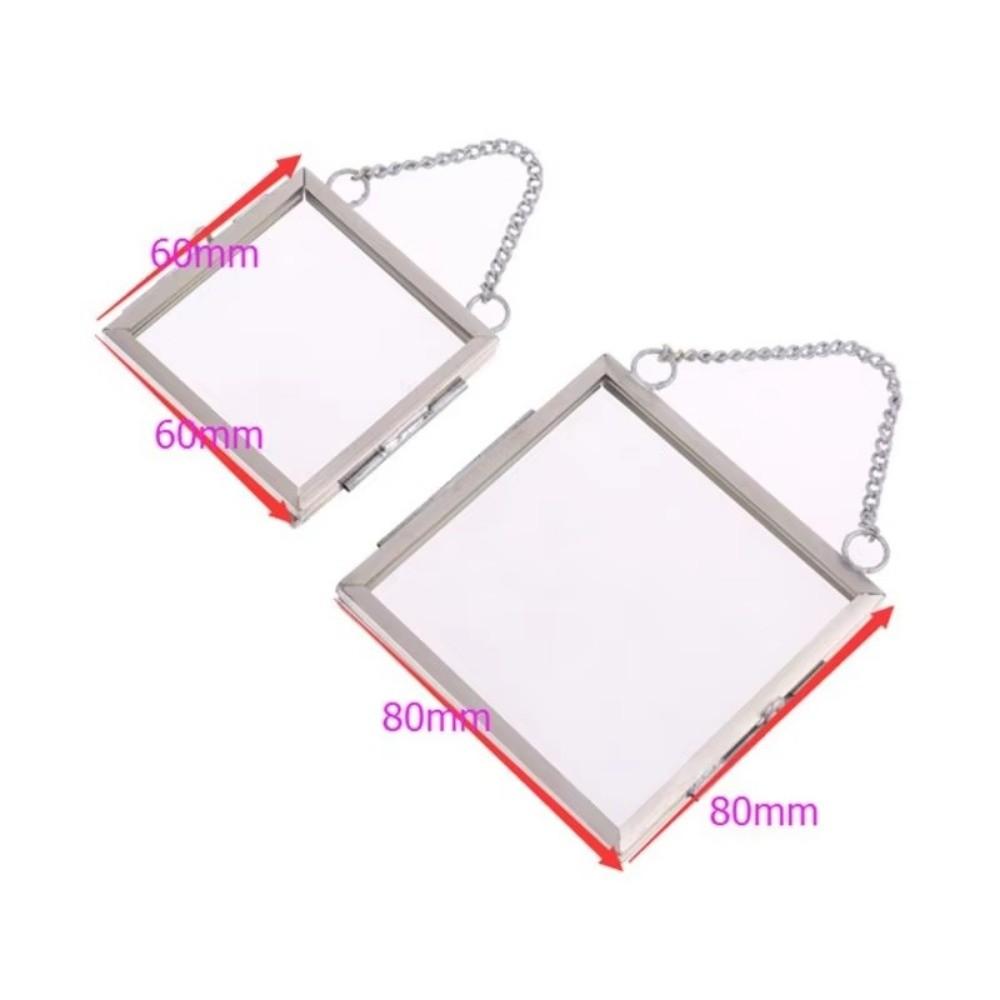 Metall Blume Pflanze Präparat Rahmen Hängende Fotoanzeige DIY Bilderhalter Heim Büro Dekor