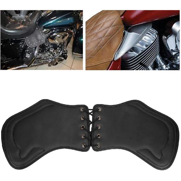 Fockety Engine Heat Shield, 2pcs Heat Shield Deflector, Heat Insulation Motorbike for Motorcycles Decorating