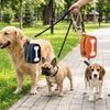 Durable Nylon Pet Waste Bag Holder Compact Size Pet Garbage Bag Carrier  Leash Attachment