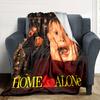 Home Alone Christmas Movie Flannel Blanket Super Soft Warm Cozy Blanket for Sofa Bed Office Travel All‑Season Home Decor Gift