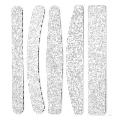 5 pezzi/set lima per unghie in carta vetrata tamponi grigi doppio lato levigatura lucidatura per unghie pedicure manicure unghie accessori strumento