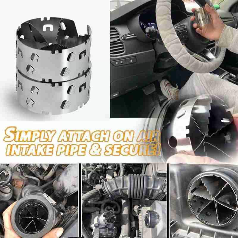 TopSpeed Car Turbocharger Car Turbocharger Adapter Modified Saver Saver Air Accelerator Gas Fuel Fan Turbine C9Z2