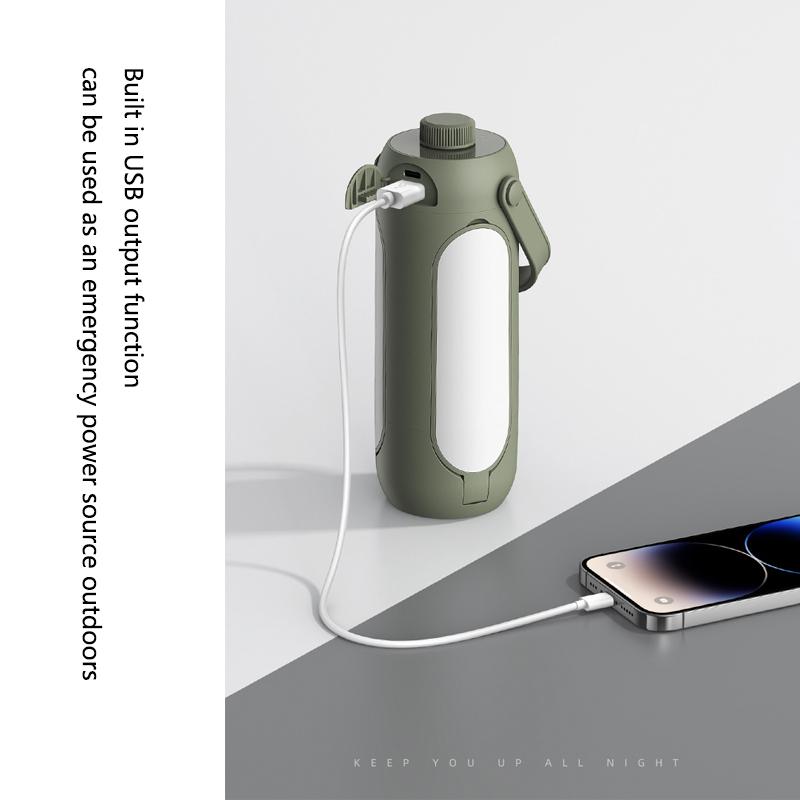 New High Capacity Lighting Portable and Rechargeable USB Folding Outdoor Camping Light Hanging Tent Camping Light