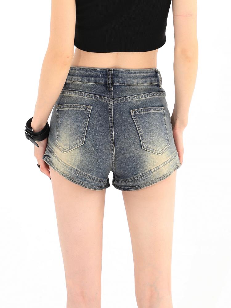 Denim Shorts Women Summmer Vintage Blue Korean High Waist Mini Hot Short Jeans For Ladies Streetwear Y2K Casual Fashion