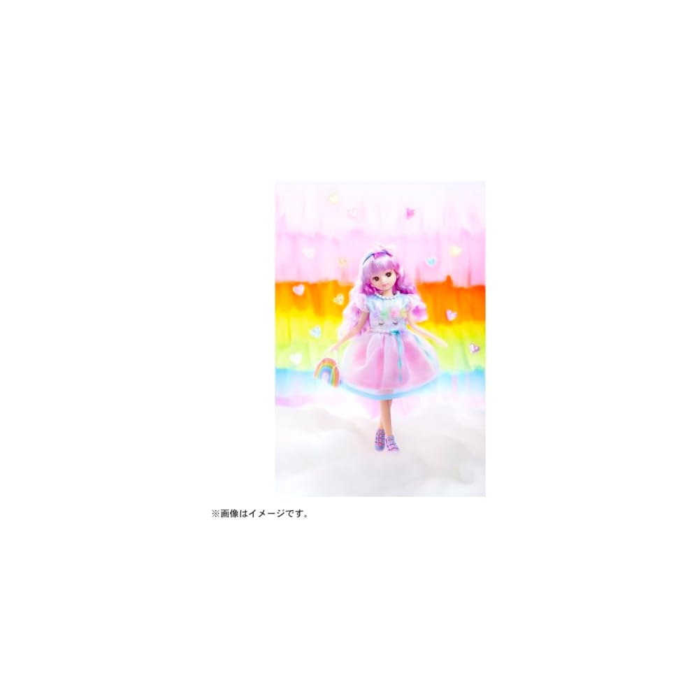 Takara Tomy Licca Dreamy Unicorn Doll LD-15 Dress-Up Toy for Kids 3 Years and Up Safe Certified