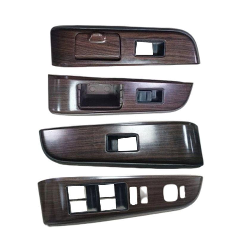 Versatile 4Pcs Window Glass Lifter Switch Panel Trim Cover Kit For Toyota Camry 2012-2017 74271-06330 74272-06340 74231-06420 B