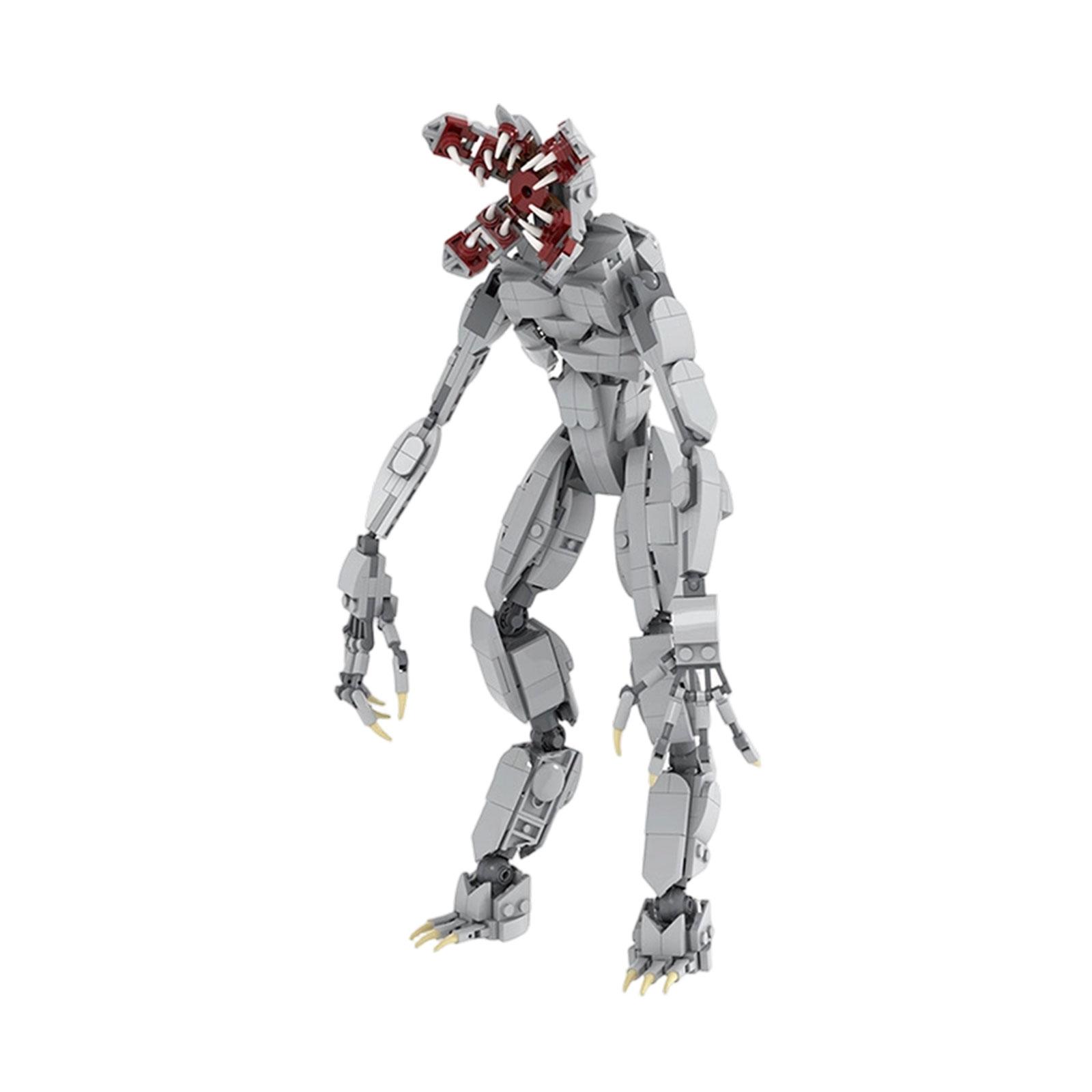 Gray Demogorgon Building Block Toy One Size